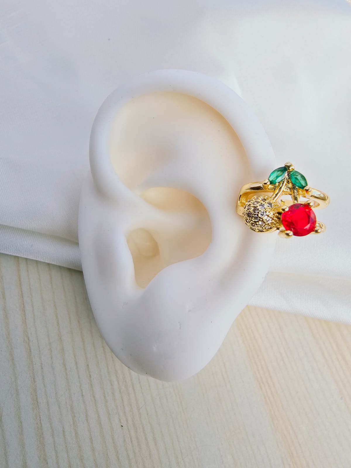 Earcuff rodio cereza
