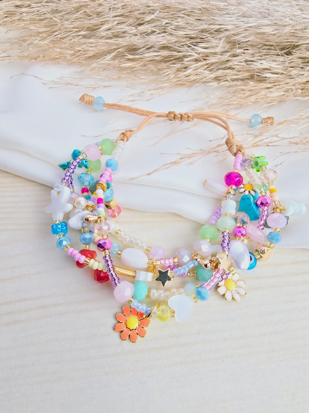 Set pulsera mix colores