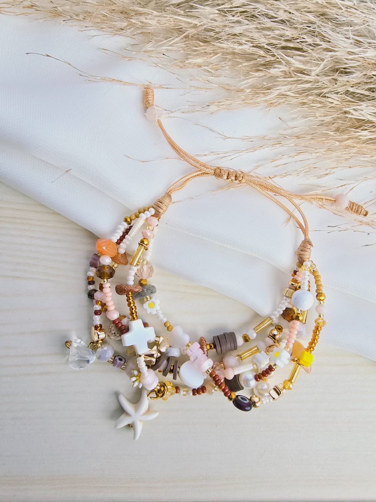 Set pulsera cafe
