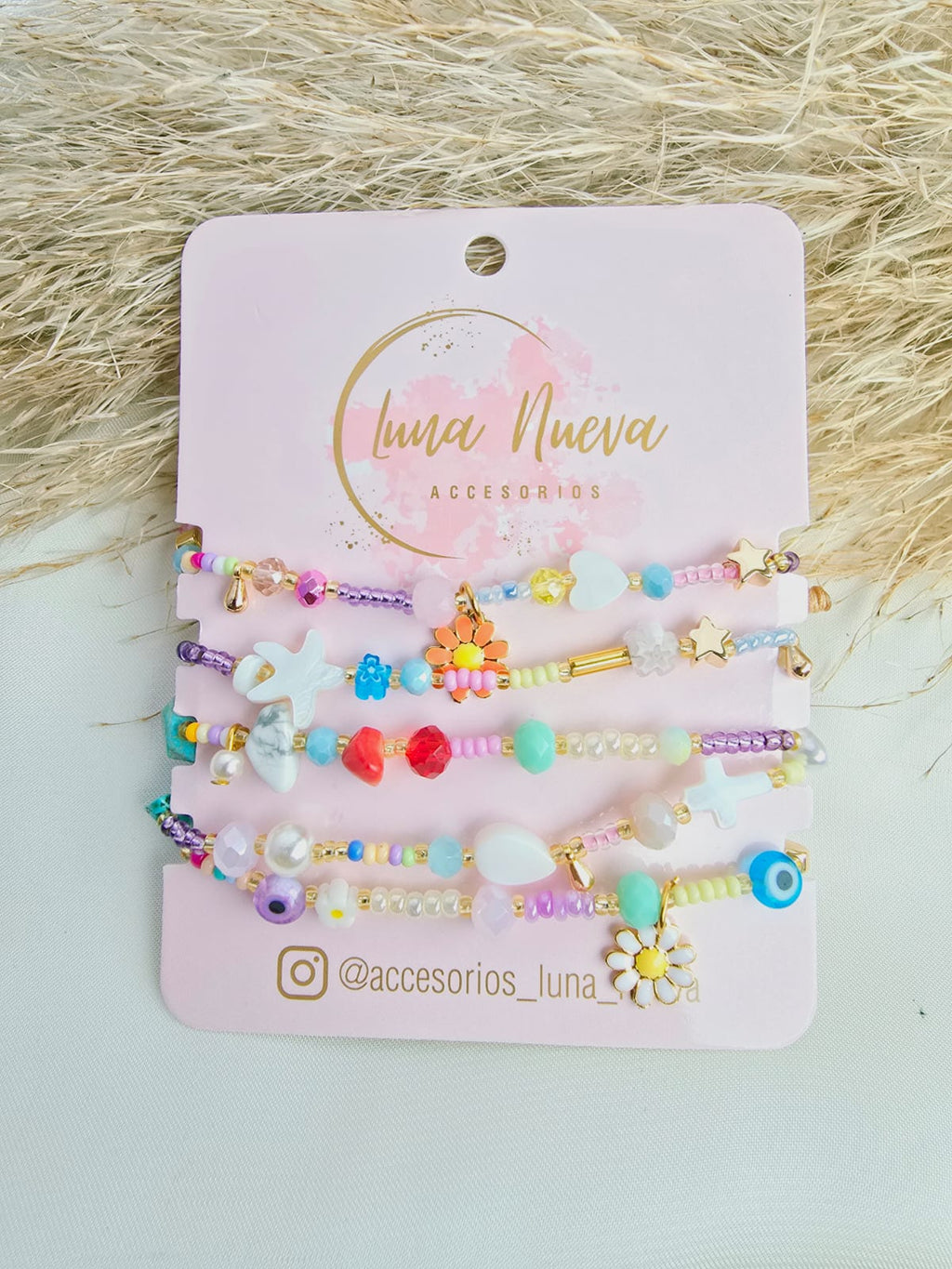 Set pulsera mix colores