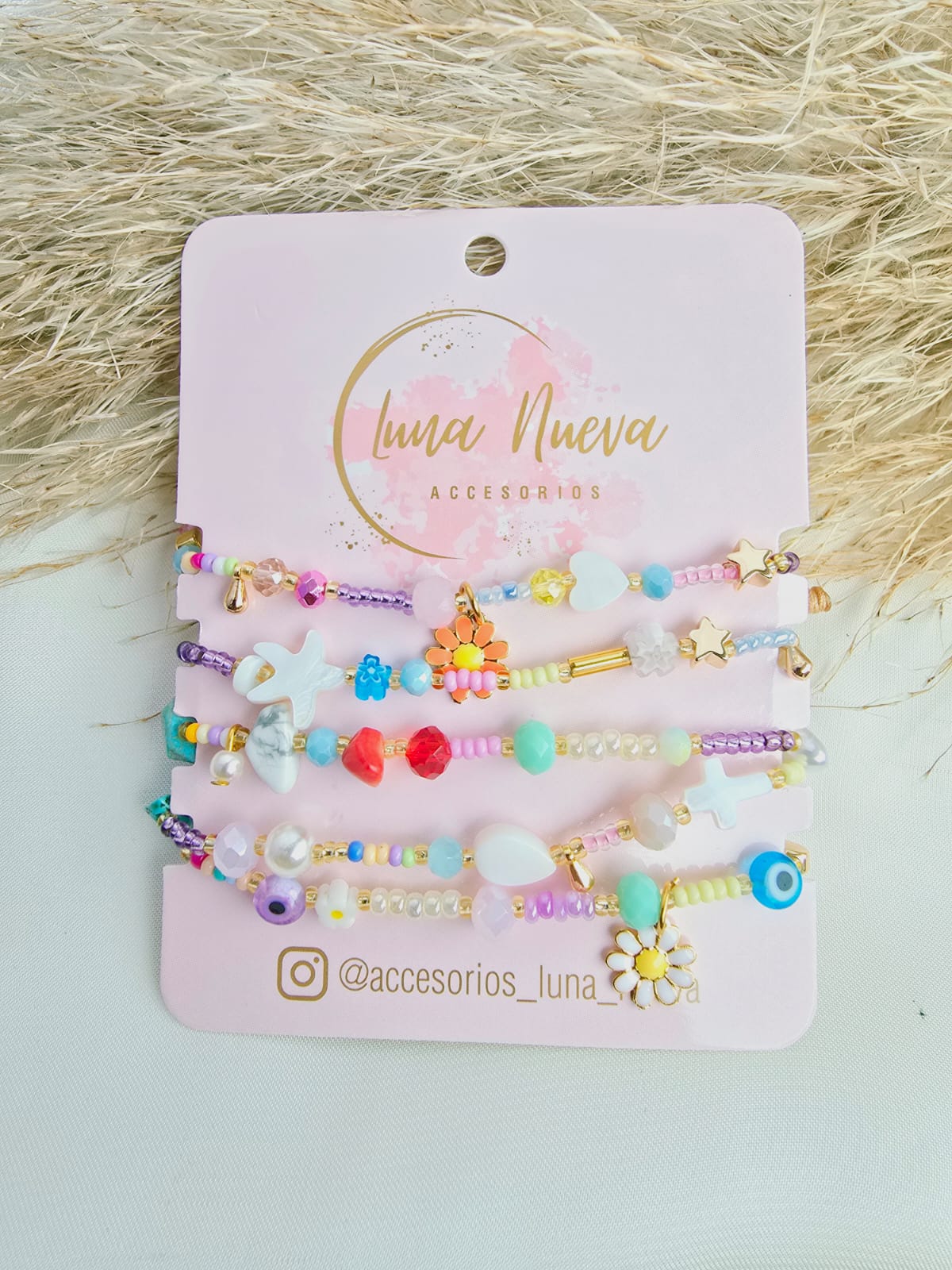 Set pulsera mix colores