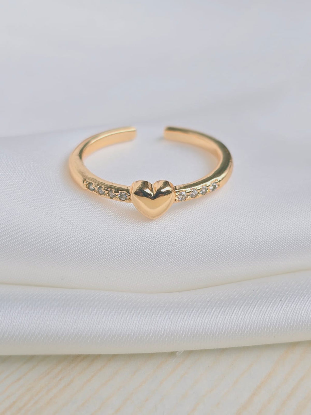 Anillos rodio con circones