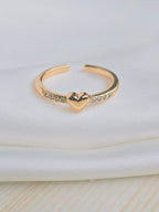 Anillos rodio con circones
