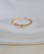 Anillos rodio con circones