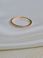 Anillos rodio con circones