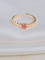 Anillos rodio con circones