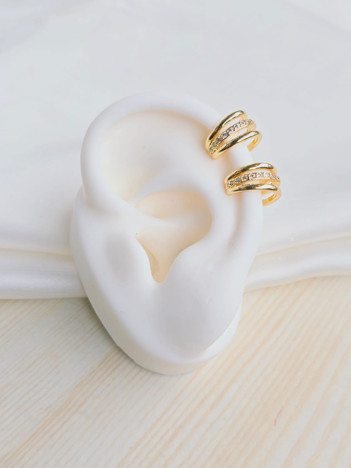 Earcuffs rodio triples
