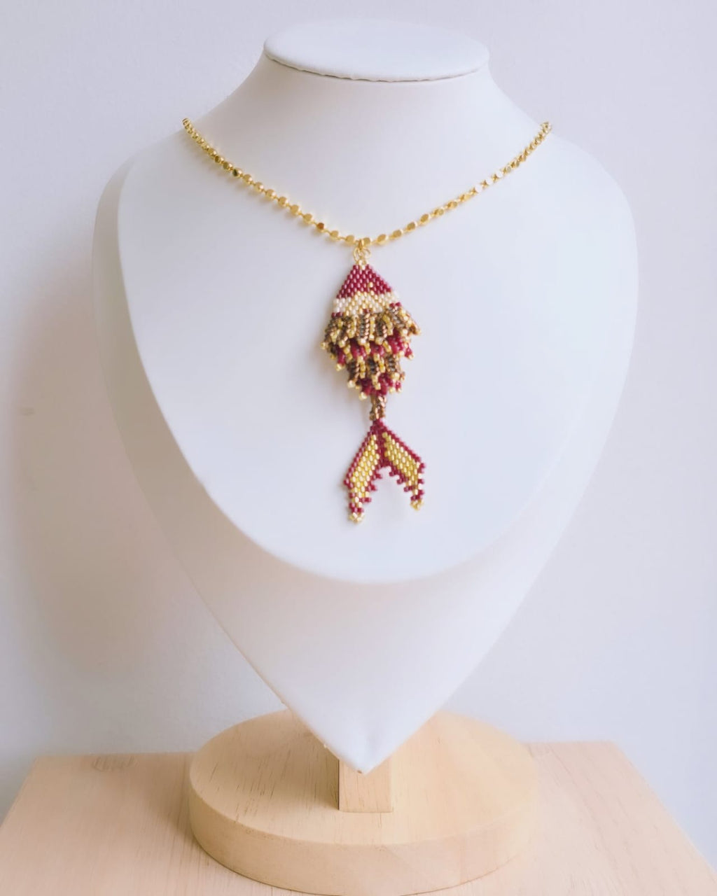 Cadena pez tejido en Miyuky