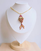 Cadena pez tejido en Miyuky