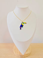 Cadena son dije de ave tejida en miyuky