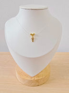 Gargantilla invisible con dije