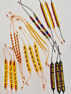 Pulseras tejidas de Colombia