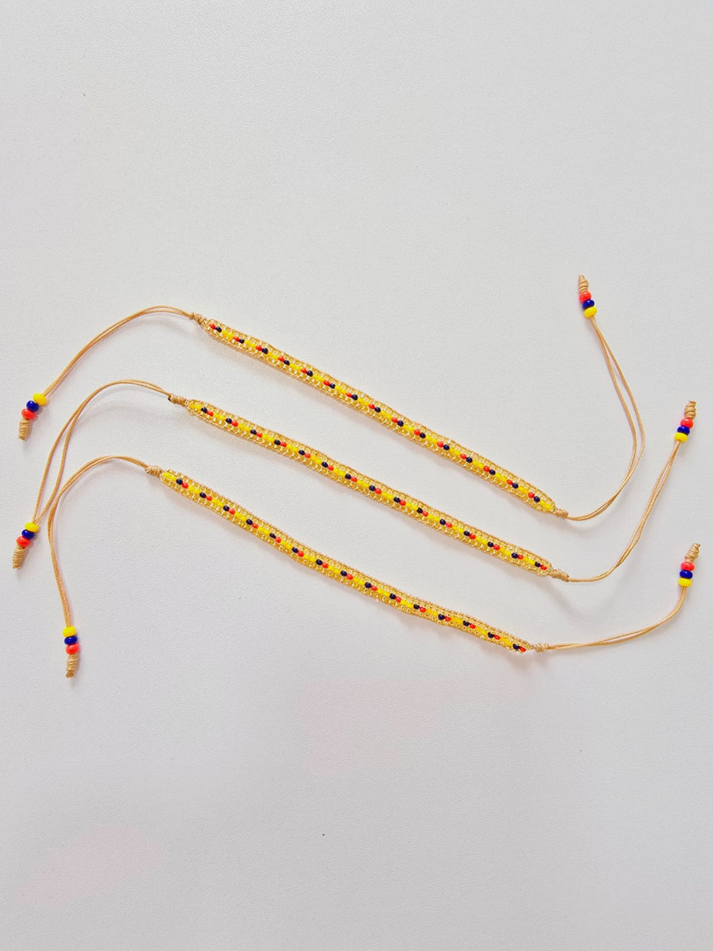 Pulseras tejidas de Colombia