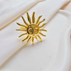 Anillo sol radiante
