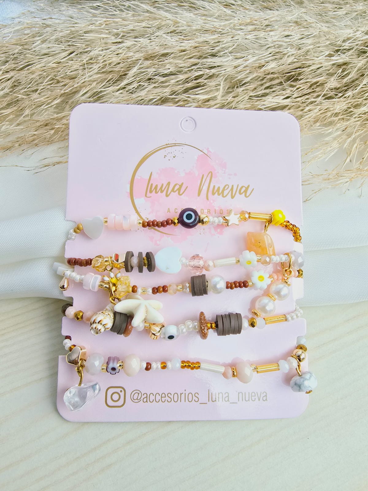 Set pulsera cafe