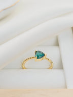 Anillo circón delgado