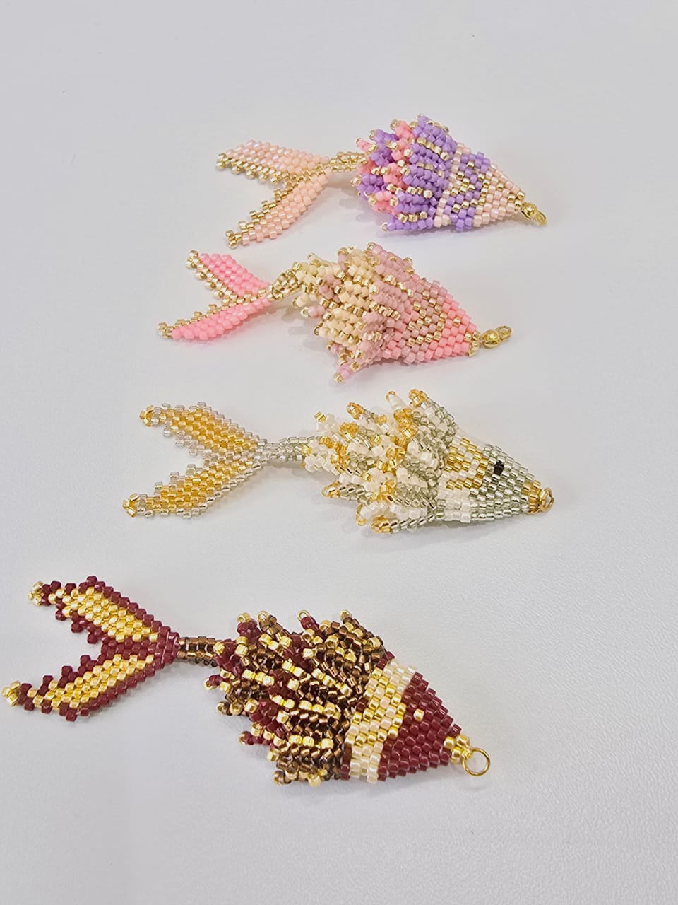 Cadena pez tejido en Miyuky