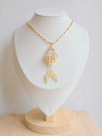 Cadena pez tejido en Miyuky