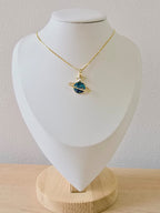 Cadena rodio dijes planetas