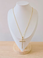 Collares largos  en rodio