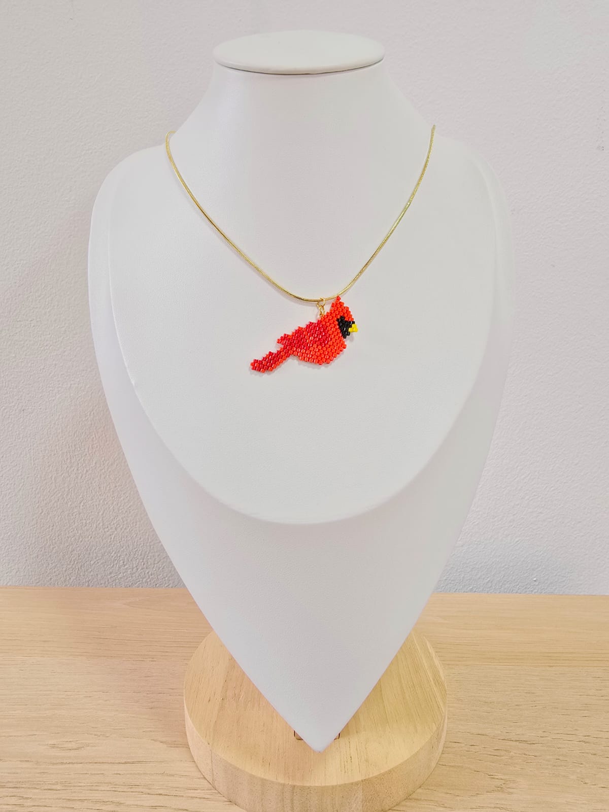 Cadena son dije de aves tejidas en miyuky