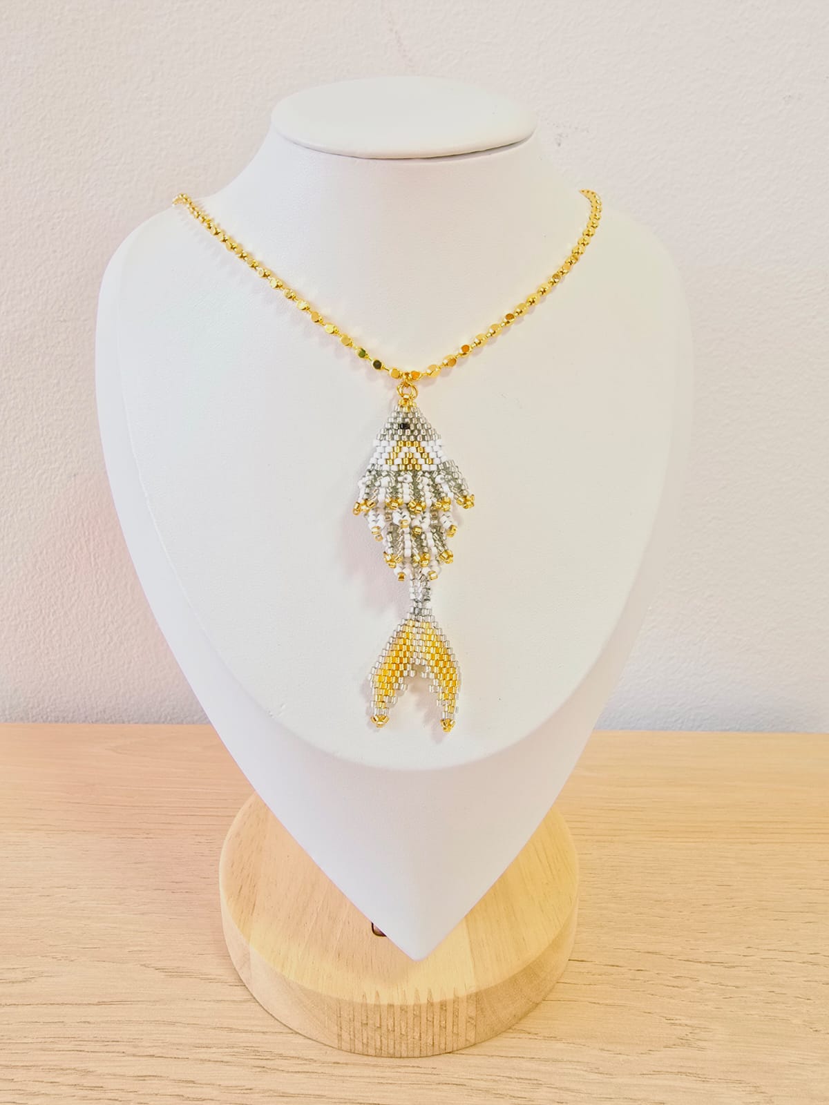 Cadena pez tejido en Miyuky