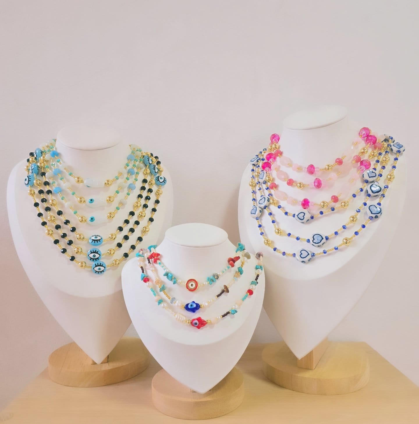 Collares murano - cuarzos  Energía y color