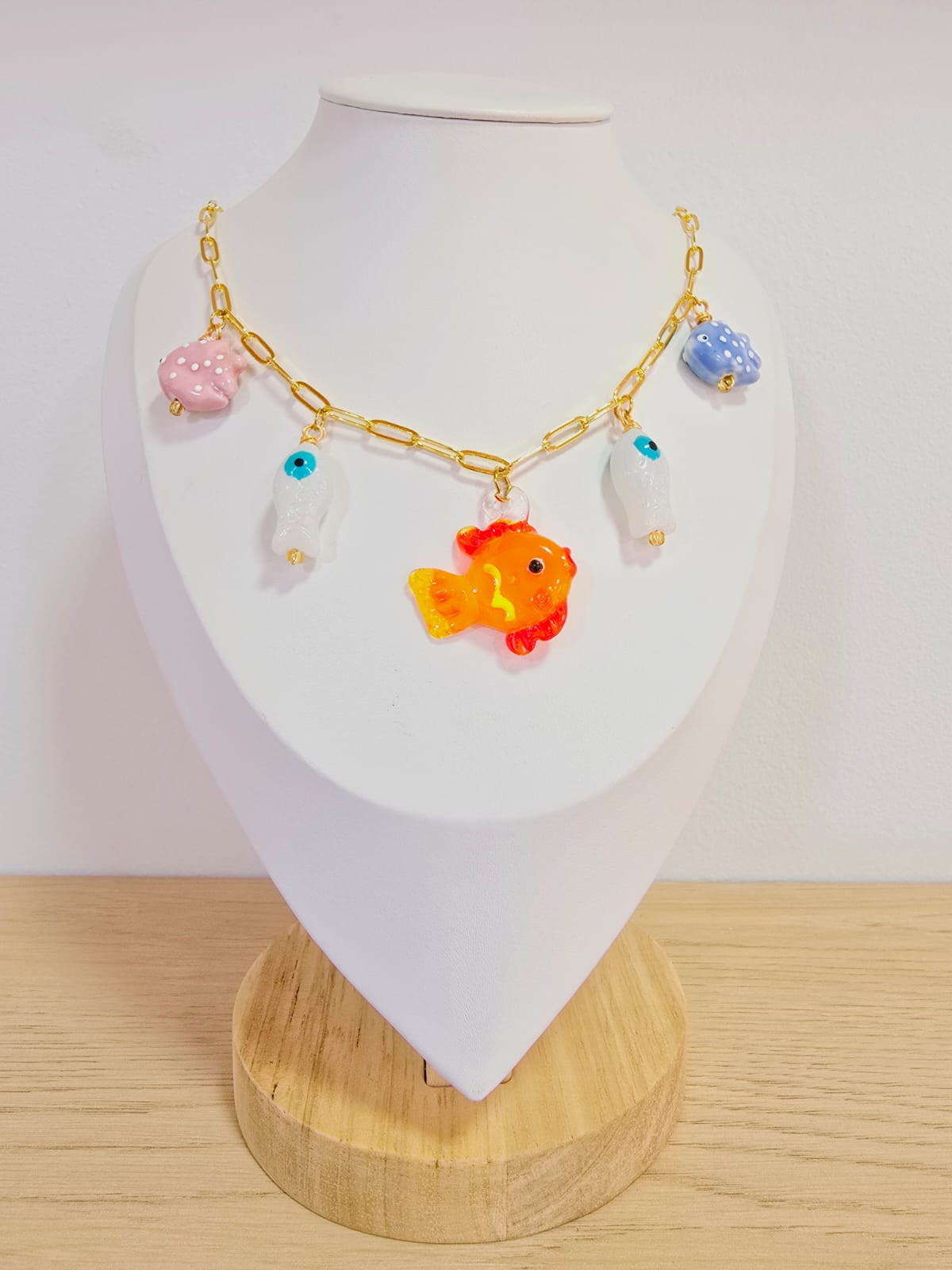 Cadena Clip & Dijes Marinos – Ocean Vibes